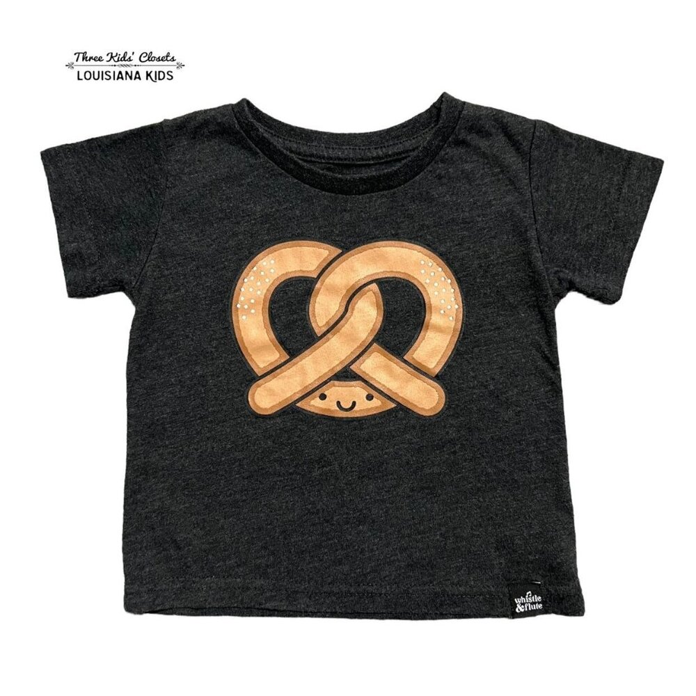 Whistle & Flute 12-24m Kawaii Pretzel Tee Shirt